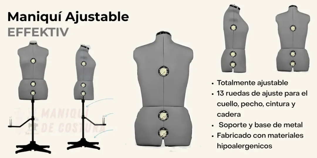 maniqui ajustable EFFEKTIV