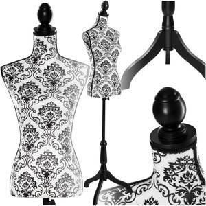 Busto de maniquí tectake con un diseño de patrón floral.