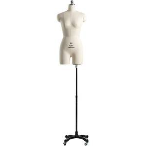 Maniquí profesional ZAQI con piernas y ruedas.
