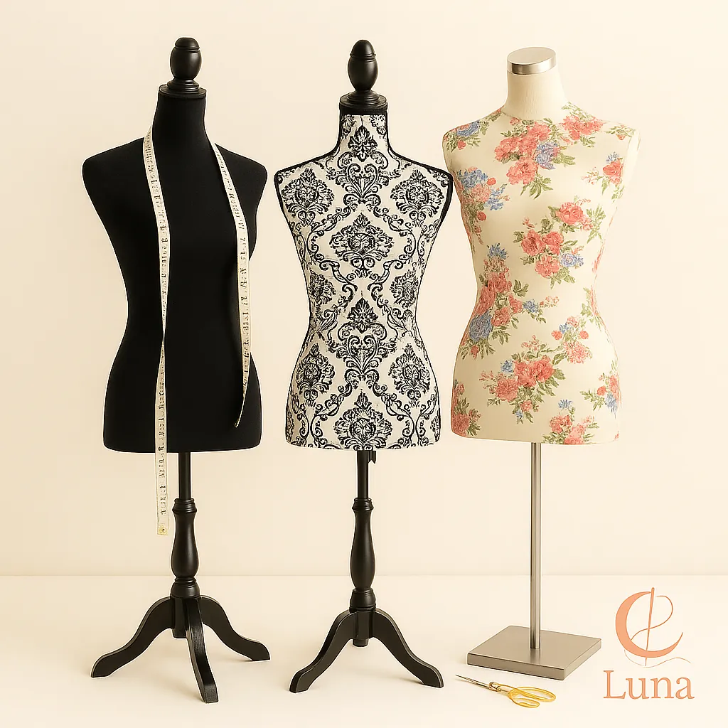 Maniquíes de costura económicos de las marcas Homcom, Tectake y Loywe para principiantes.