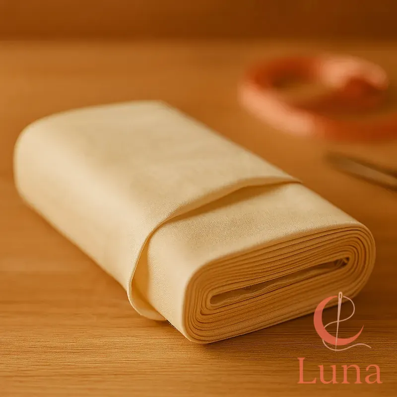 Rollo de tela de muselina de algodón sin blanquear de 10 yardas, ideal para la técnica de moulage.
